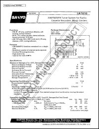 LA1810 Datasheet