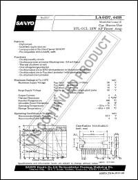 LA4498 Datasheet