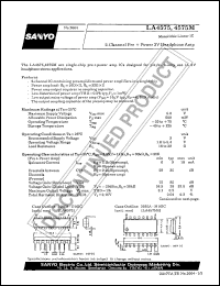 LA4575 Datasheet