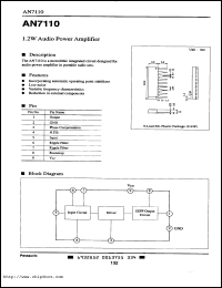 AN7110 Datasheet