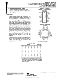 SNJ54F109FK Datasheet