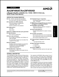 AM29F400AB-150FIB Datasheet