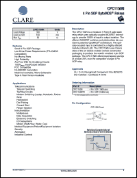 CPC1150NTR Datasheet