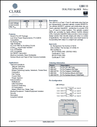 LBB110PTR Datasheet