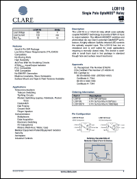 LCB110 Datasheet