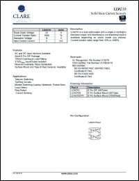LDA210 Datasheet