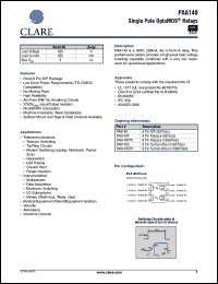 PAA140 Datasheet