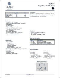 PLA160 Datasheet