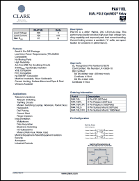 PAA110PLTR Datasheet