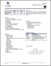 TS118P Datasheet