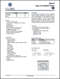 XCB170 Datasheet