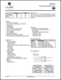 XBA170PTR Datasheet