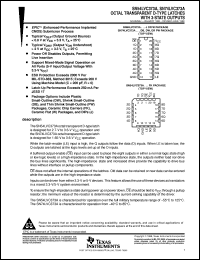 SNJ54LVC373AW Datasheet