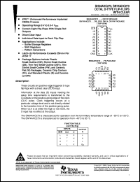 SN74AHC273DBLE Datasheet