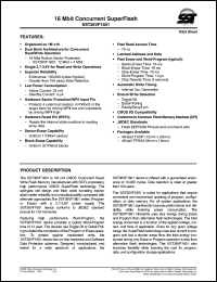 SST36VF1601-70-4C-BK Datasheet
