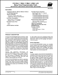 SST37VF020-90-3C-NH Datasheet