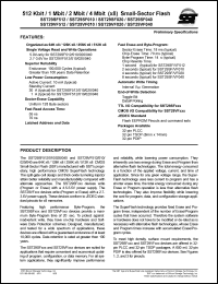 SST29VF010-55-4C-PH Datasheet