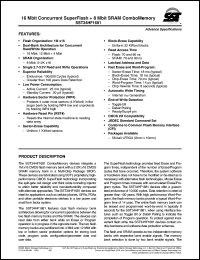 SST34HF1681-70-4E-L1P Datasheet
