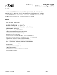 VG36643241BT-7 Datasheet