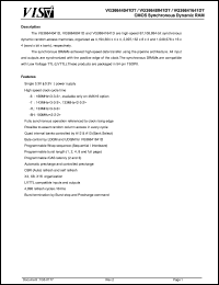 VG36641641DT-8H Datasheet