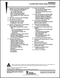 SMJ320C6701GLPW14 Datasheet