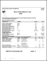 2N2484 Datasheet