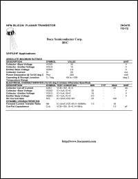 2N3478 Datasheet