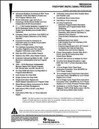 TMS320VC549PGE-80 Datasheet