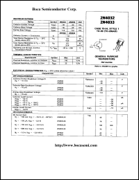 2N4032 Datasheet