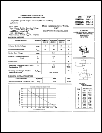 2N6314 Datasheet