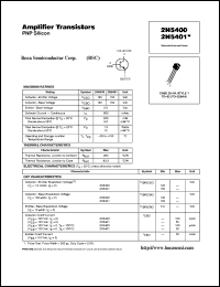2N5400 Datasheet
