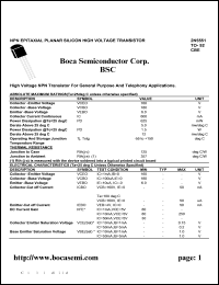2N5551 Datasheet