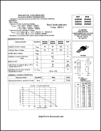 2N6041 Datasheet