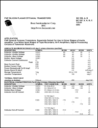 BC556 Datasheet