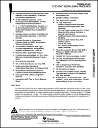 TMS320UC5402GGU-80 Datasheet