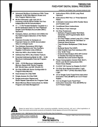 TMS320LC549PGE-66 Datasheet