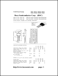 TIP42A Datasheet