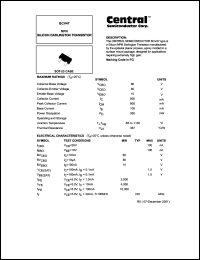 BCV47 Datasheet