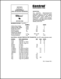 CMKT2907A Datasheet