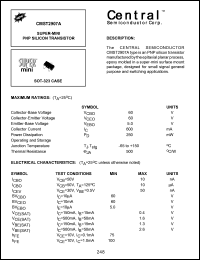 CMST2907A Datasheet