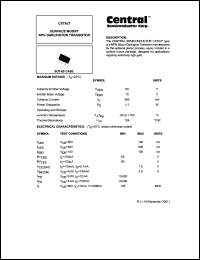 CXTA27 Datasheet