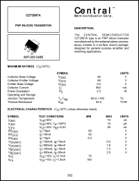 CZT2907A Datasheet