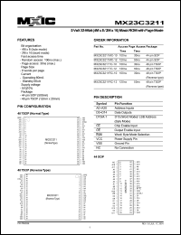 MX23C3211MC-10 Datasheet