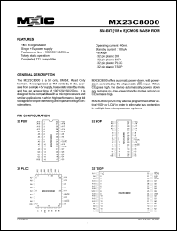 MX23C8000TC-15 Datasheet