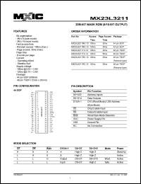 MX23L3211TC-10 Datasheet