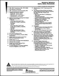 SM320C40TABS50/10 Datasheet