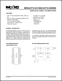 MX27C4100MC-15 Datasheet