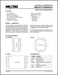 MX27C8000ATC-90 Datasheet