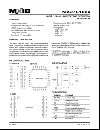 MX27L1000QC-90 Datasheet
