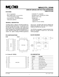 MX27L256TI-15 Datasheet